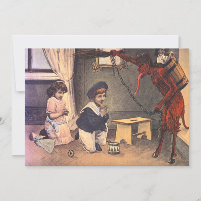 Krampus Kidnapping Bad Children (Front)