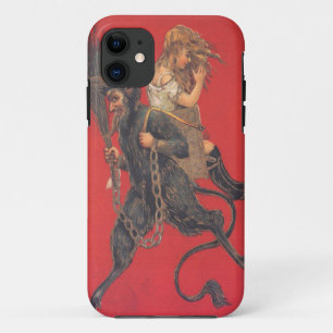 Krampus Kidnapping Girl iPhone 11 Case