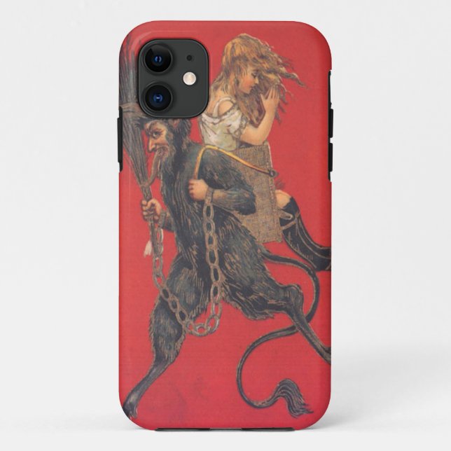 Krampus Kidnapping Girl Case-Mate iPhone Case (Back)