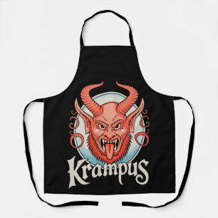 Krampus Kramperl Perchten Christmas Santa Demon Apron