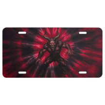 Krampus License Plate