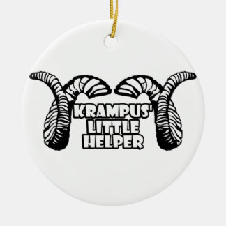 Krampus' Little Helper Ceramic Tree Decoration