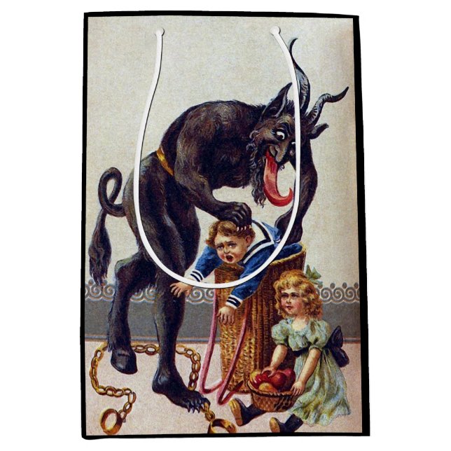 Krampus Medium Gift Bag (Front)
