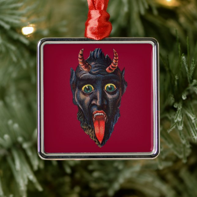 Krampus Metal Ornament (Tree)