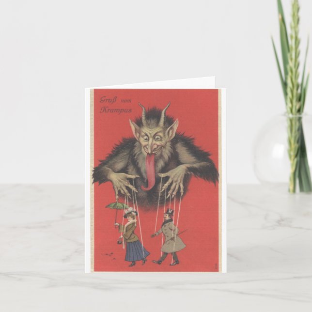 Krampus Note Card (Front)