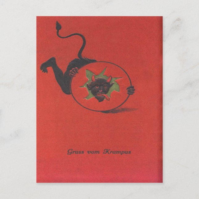 Krampus Postcard (Front)