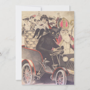 Krampus & Priest Driving With Children