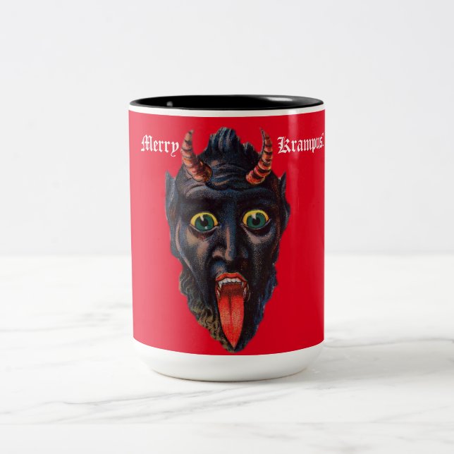 Krampus Red Mug (Center)