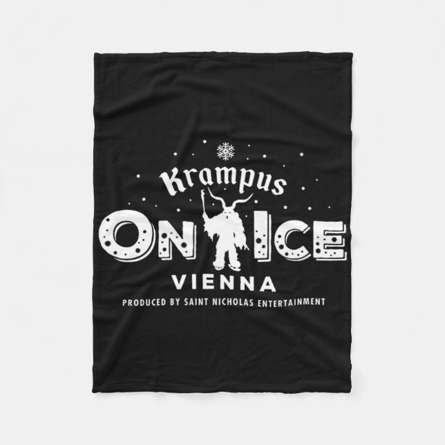 Krampus Run Vienna Austria  Fleece Blanket (Front)