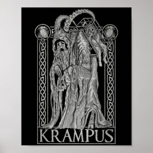 Krampus - Ss Von Krampus Dark Gothic Christmas  Poster