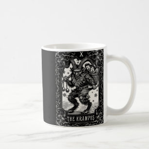 Krampus Tarot Card Design Christmas Season Evil Pa Coffee Mug