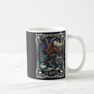 Krampus Tarot Card Design Christmas Season Evil Pa Coffee Mug