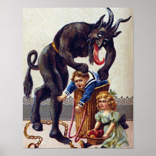 Krampus Visits Poster