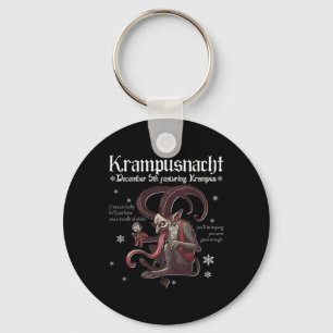 Krampusnacht Christmas Monster Krampus Lover Festi Key Ring