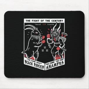 Krampusnacht Gruss Von Krampus Krampus Vs Black Ph Mouse Pad