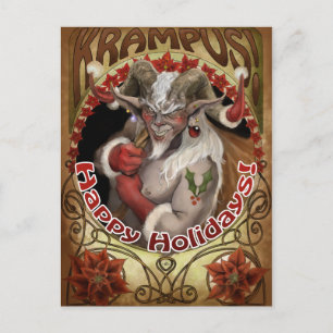 Krampy Holidays Post Card