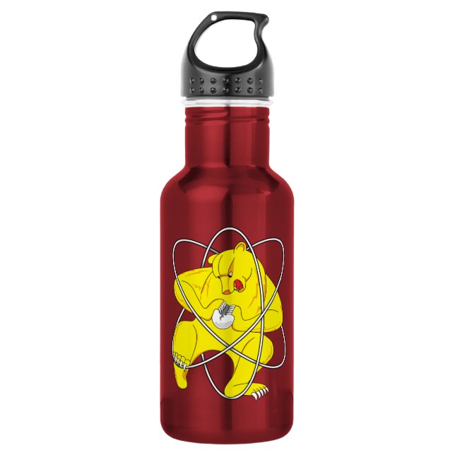 Krasnoyarsk-26 Atomic Bear 532 Ml Water Bottle (Front)