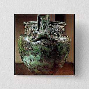 Krater, from the Tomb of a Princess of Vix 15 Cm Square Badge