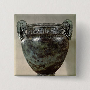 Krater, from the Tomb of a Princess of Vix 15 Cm Square Badge