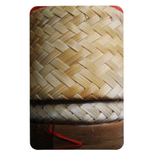 Kratip Thai Lao Isan Bamboo Rice Basket Magnet
