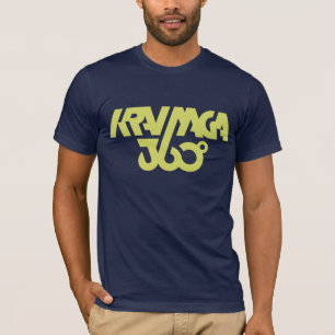 Krav Maga 360 - dark blue/yellow T-Shirt