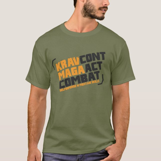 Krav Maga - Contact Combat T-Shirt (Front)