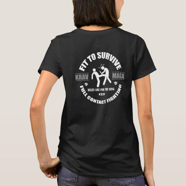 Krav Maga: Darwin2 Wmn T-Shirt (Back)