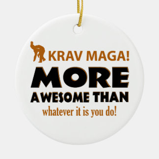 KRAV MAGA! DESIGN CERAMIC TREE DECORATION