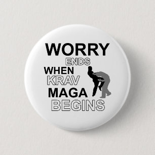 Krav maga  Designs 6 Cm Round Badge