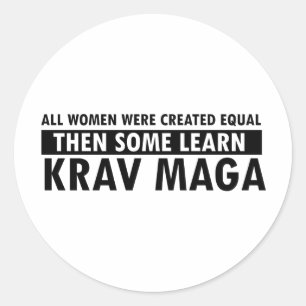 Krav Maga gift items Classic Round Sticker
