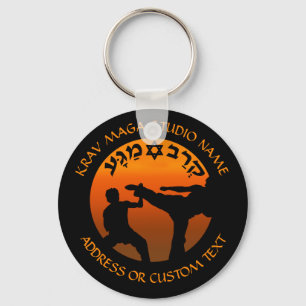 Krav Maga Israeli Combat System Studio Owner Key Ring