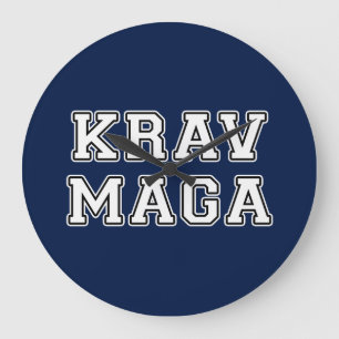 Krav Maga Large Clock