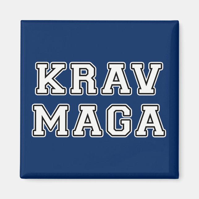 Krav Maga Magnet (Front)