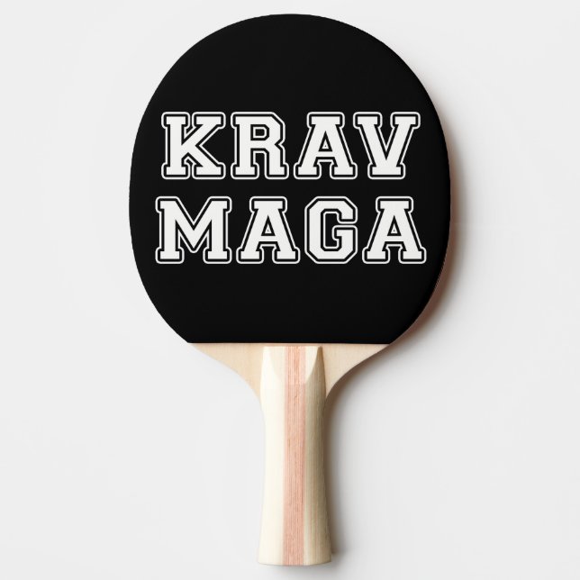 Krav Maga Ping Pong Paddle (Front)