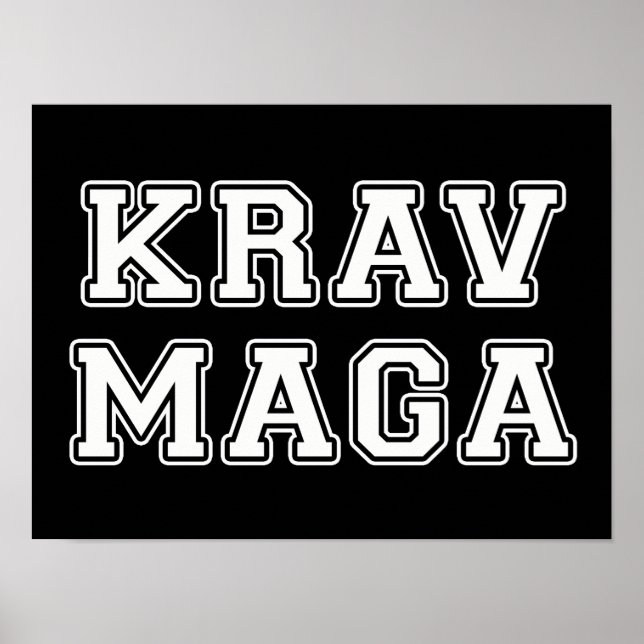 Krav Maga Poster (Front)
