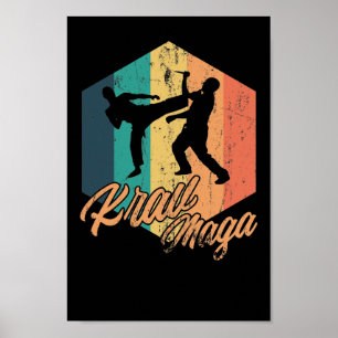 Krav Maga Selbstverteidigung Poster