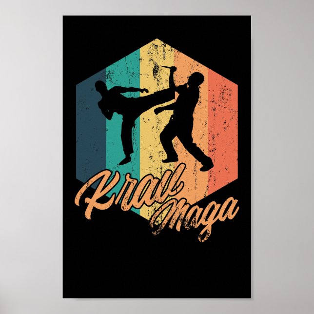 Krav Maga Selbstverteidigung Poster (Front)