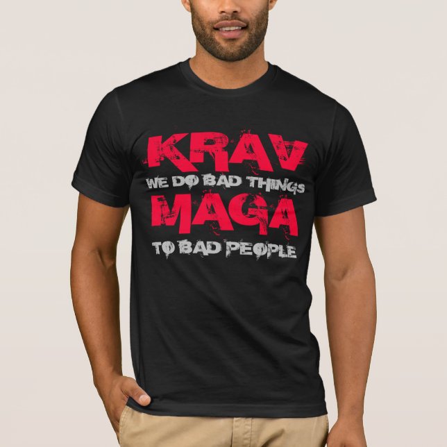 KRAV MAGA shirt, prayed things T-Shirt (Front)