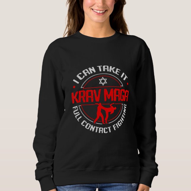 Krav Maga Star Of David Sweatshirt (Front)