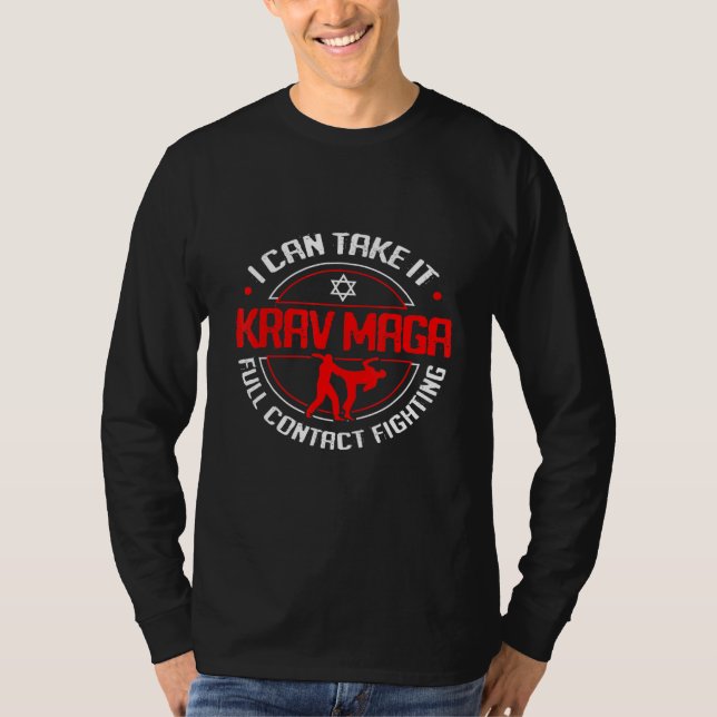 Krav Maga Star Of David T-Shirt (Front)