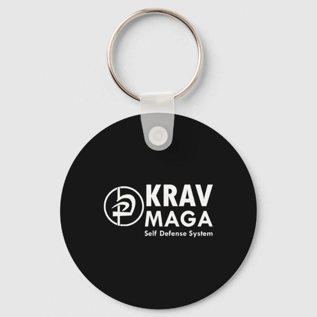 Krav Mega Martial Arts Self Defence  Key Ring (Front)