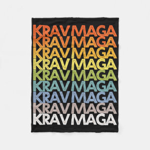 Krav Mega Self Defence Training Martial Arts Fitne Fleece Blanket