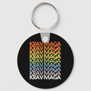 Krav Mega Self Defense Training Martial Arts Fitne Key Ring