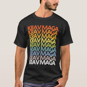 Krav Mega Self Defense Training Martial Arts Fitne T-Shirt