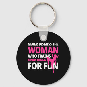 Krav Woman Self Defence MMA from Israel Key Ring