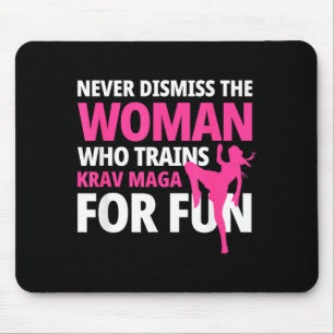 Krav Woman Self Defence MMA from Israel Mouse Pad