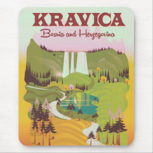 Kravica Waterfalls Bosnia and Herzegovina Mouse Pad