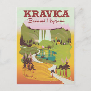 Kravica Waterfalls  Bosnia and Herzegovina Postcard