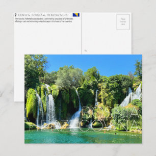 Kravica Waterfalls, Bosnia & Herzegovina Travel Postcard