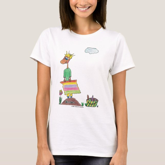 Krazy Cartoon Picnic T-Shirt (Front)